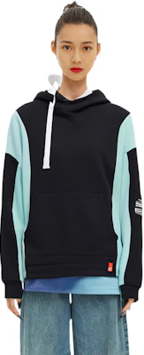 (W) FILA 經典黑撞色針織連帽衫 - 休閒學院風格 F11W339207FBK Shop (W) FILA 經典黑撞色針織連帽衫 - 休閒學院風格 F11W339207FBK