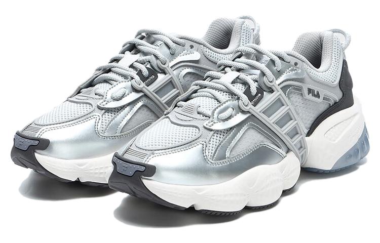 Order FILA斐樂 Ladder 防滑耐磨 低筒 運動休閒鞋 女款 銀灰色
