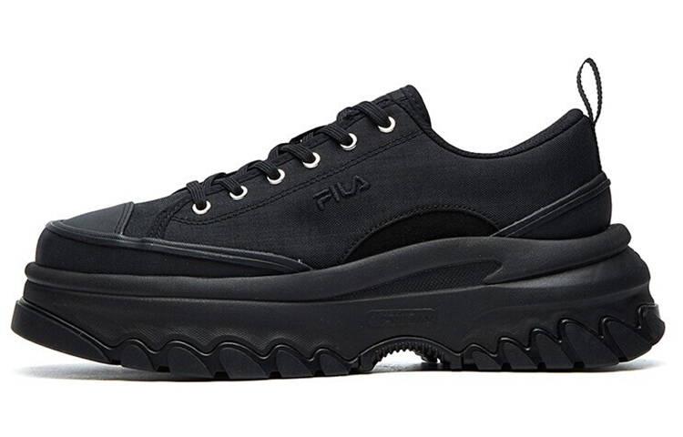 (Women) FILA Lava Canvas Low Top 'Black Non-Slip Breathable' F12W124155FBK