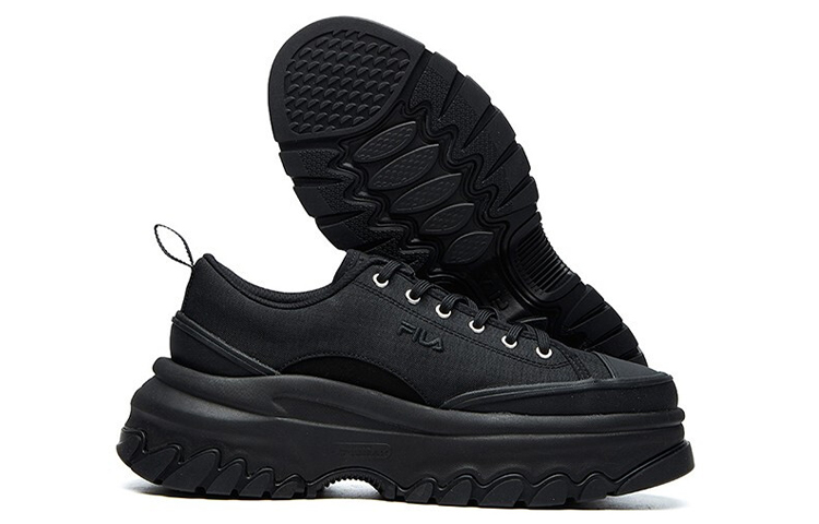 Sizing (Women) FILA Lava Canvas Low Top 'Black Non-Slip Breathable' F12W124155FBK