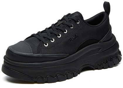 (W) 휠라 라바 캔버스 로우 "블랙 논슬립 통기성" F12W124155FBK Order (W) 휠라 라바 캔버스 로우 "블랙 논슬립 통기성" F12W124155FBK