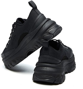 (W) 휠라 라바 캔버스 로우 "블랙 논슬립 통기성" F12W124155FBK Purchase (W) 휠라 라바 캔버스 로우 "블랙 논슬립 통기성" F12W124155FBK