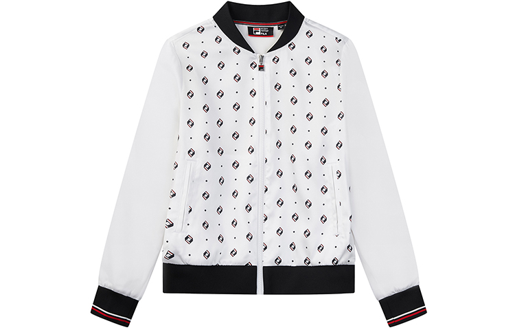 (Women) FILA Legendary Blue All-Over Print Woven Sports Jacket F11W031707F-NV