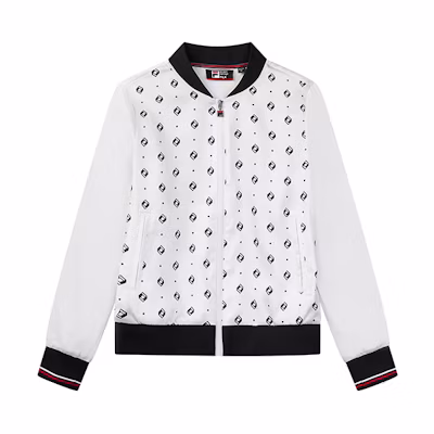 (Women) FILA Legendary Blue All-Over Print Woven Sports Jacket F11W031707F-NV
