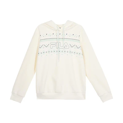 (Women) FILA Letter Print Pullover Hoodie F11W344215FIV