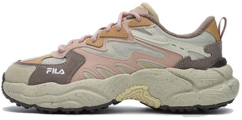 (Women) FILA Lifestyle Low 'Yellow Brown Pink' F12W341123FCM Buy (Women) FILA Lifestyle Low 'Yellow Brown Pink' F12W341123FCM
