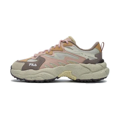 (W) FILA Lifestyle Low 'Yellow Brown Pink'