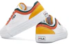 Lookbook (W) Zapatillas FILA Light Blanco/Amarillo/Naranja F12W034423FWN