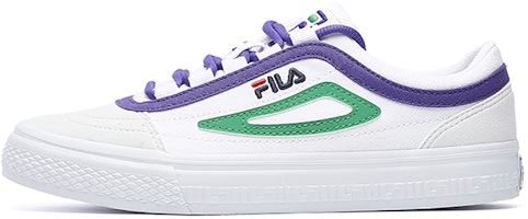 (Women) FILA Light Weight Casual Shoes White/Green/Purple F12W034423FWG (Women) FILA Light Weight Casual Shoes White/Green/Purple F12W034423FWG