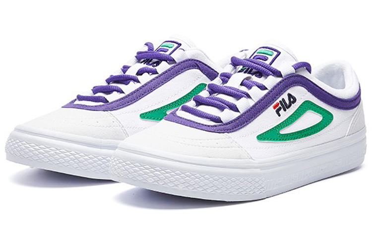 Order (W) (女性用) FILA 軽量カジュアルシューズ 白/緑/紫 F12W034423FWG F12W034423FWG