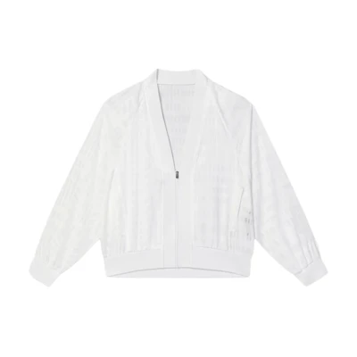 (Women) FILA Lightweight Breathable Zip-Up Jacket in Bright White F11W438705F-WT