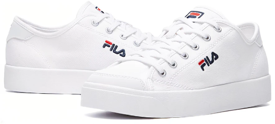 (W) Baskets Légères FILA Couple Blanches F12W024401FWT Shop (W) Baskets Légères FILA Couple Blanches F12W024401FWT