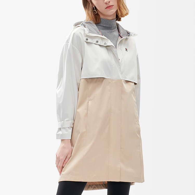 (Women) FILA Lightweight Hooded Jacket Steam White Casual Activewear F11W211704F-IV 圖 5