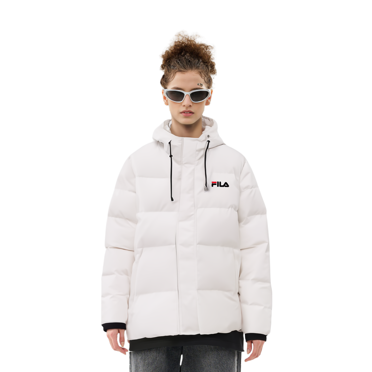 (Women) FILA Lightweight Short Down Jacket White Winter Collection F61W048911FWT 圖 8