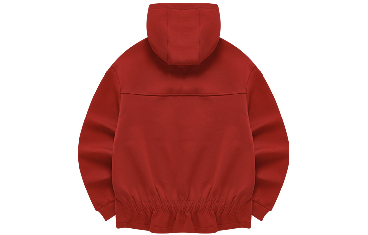 Lookbook (W) FILA Logo印花針織連帽衫 - 熱烈紅 F11W218209FRD