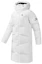 Order (Women) FILA Long Thick Down Jacket with Hood Winter Jade White A11W041931F-WT