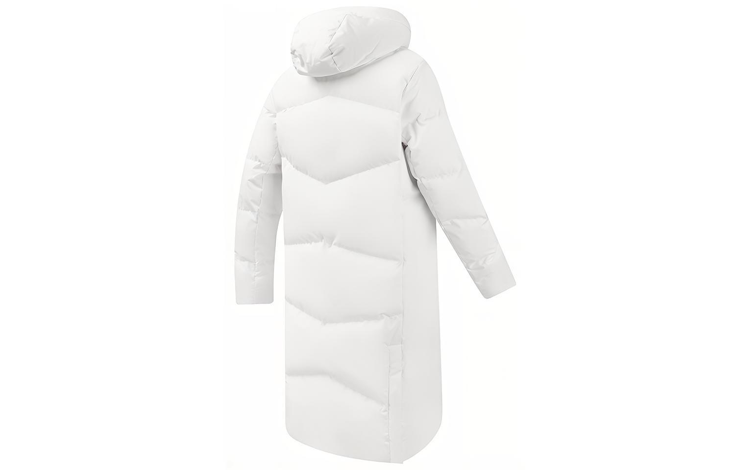 (Women) FILA Long Thick Down Jacket with Hood Winter Jade White A11W041931F-WT 圖 3