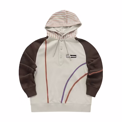 (Women) FILA Loose Fit Retro Crewneck Sweatshirt Khaki Color T11W337202F-BG