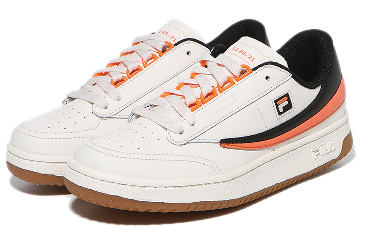 (W) FILA Low-Top Sneaker 'White Black Orange' 圖 3
