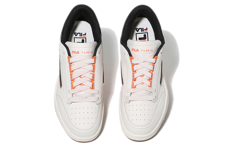 (W) FILA Low-Top Sneaker 'White Black Orange' 圖 4
