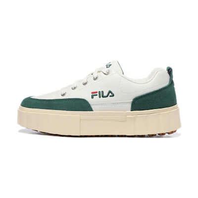 (W) FILA Low-Top Sneaker 'White Green Korean Edition'