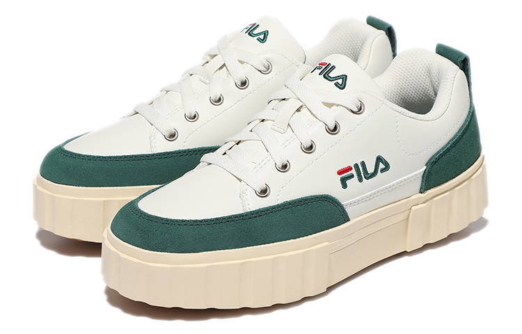 Lookbook (W) FILA Low-Top Sneaker ''Weiß Grün Korea Edition'' 1TM01774D_321