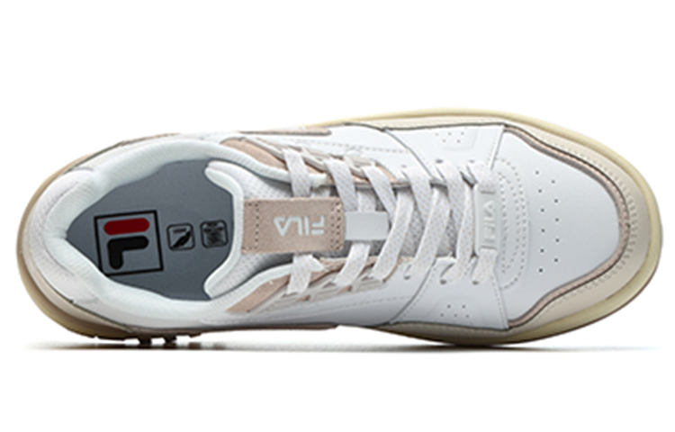 (W) FILA Low-Top Sneakers White/Brown 圖 2