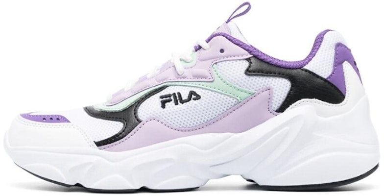 (Women) FILA Low 'White Purple' FFW0046 Buy (Women) FILA Low 'White Purple' FFW0046