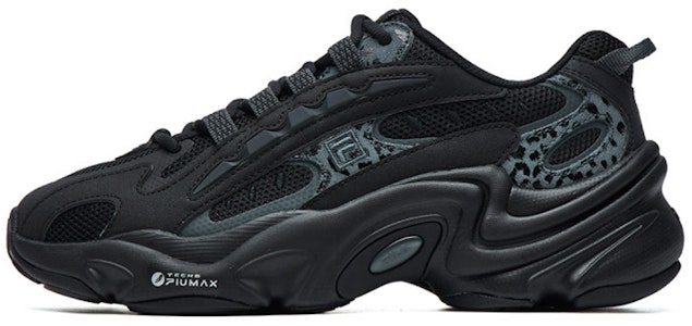 (W) FILAローカット レオパード柄 黒/緑 F12W121105FBK Buy (W) FILAローカット レオパード柄 黒/緑 F12W121105FBK