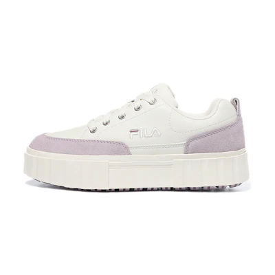 (W) FILA Low Top 'White Purple'
