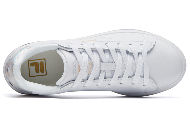 Shop (W) FILA厚底スニーカー (ホワイト)  (FILA atsuzoko sunīkā (howaito)) F12W134342FWT