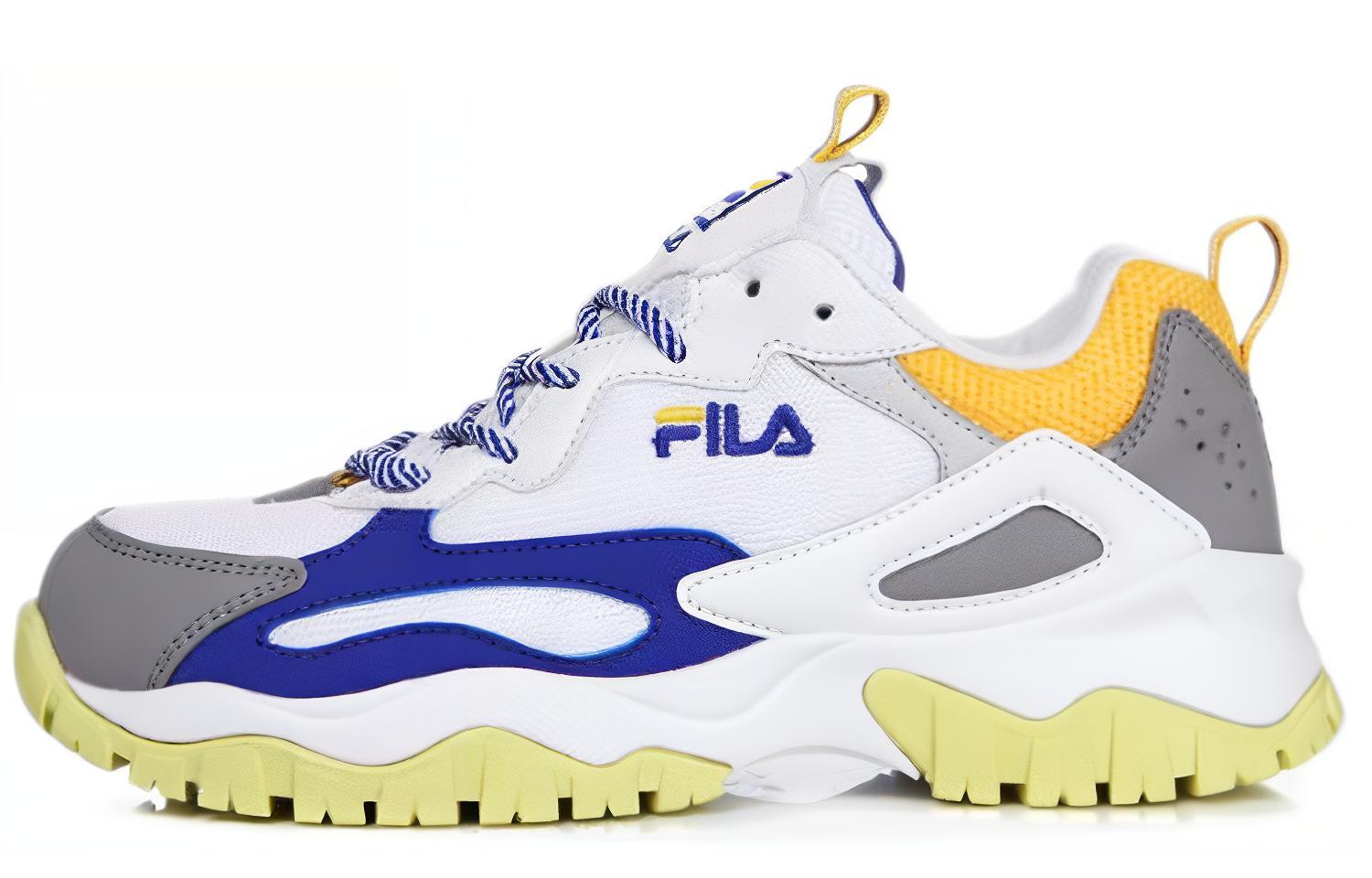 (Women) FILA Low Top Casual Sneakers 'Yellow-Blue Korean Edition' FS1SIB1004X_WBU