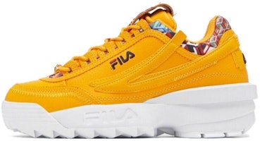 (Women) FILA Low Top Running Shoes 'Yellow-White' 5XM01808732 (Women) FILA Low Top Running Shoes 'Yellow-White' 5XM01808732