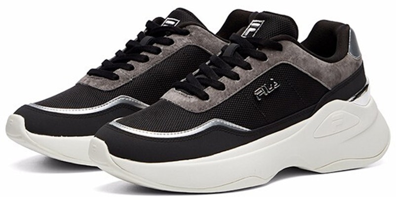 (Women) FILA Low Top Running Shoes Black/Grey F12W114208FBQ Lookbook (Women) FILA Low Top Running Shoes Black/Grey F12W114208FBQ