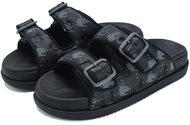 (W) FILA ルチア サンダル (黒/ティール) F12W322506FBA Order (W) FILA ルチア サンダル (黒/ティール) F12W322506FBA