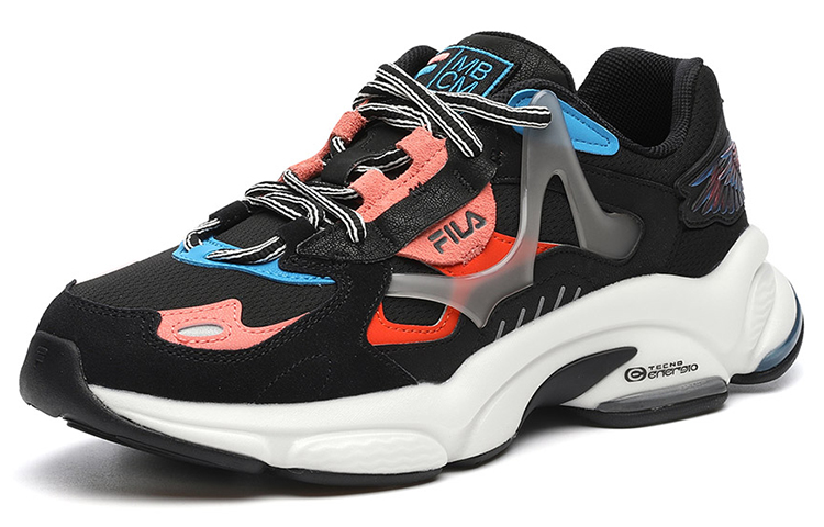 Order (W) FILA Marcelo Burlon x Fusion RJV Low 'Black Daddy' Zapatos Negros T12W141113FBK