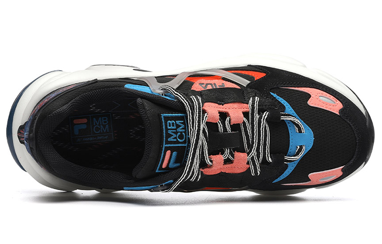 Shop (W) FILA Marcelo Burlon x Fusion RJV Low 'Black Daddy' Zapatos Negros T12W141113FBK