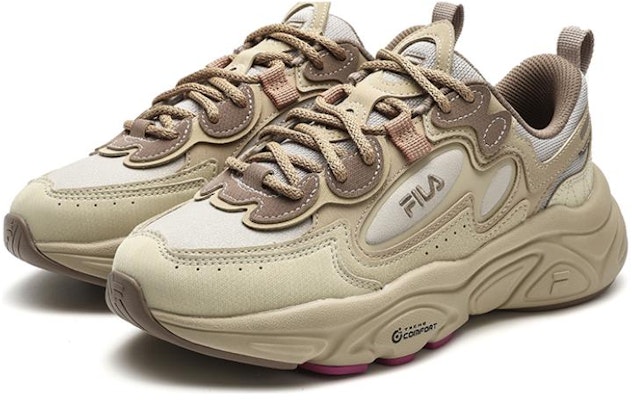 (Women) FILA Mars 1S Sneakers 'Beige White' F12W342111FGS Lookbook (Women) FILA Mars 1S Sneakers 'Beige White' F12W342111FGS