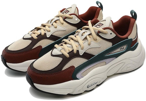 (W) FILA Mars 1S SMU Sneakers 'Beige Coklat Merah' F12W332126FAR Order (W) FILA Mars 1S SMU Sneakers 'Beige Coklat Merah' F12W332126FAR