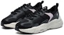 (W) FILA Mars 2 Low Chunky Sneakers Hitam/Kelabu F12W124156FBD