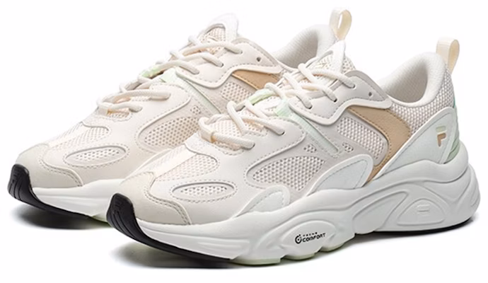 (W) 斐乐 Mars 2 低帮老爹鞋 白/粉色 F12W124156FEG Lookbook (W) 斐乐 Mars 2 低帮老爹鞋 白/粉色 F12W124156FEG