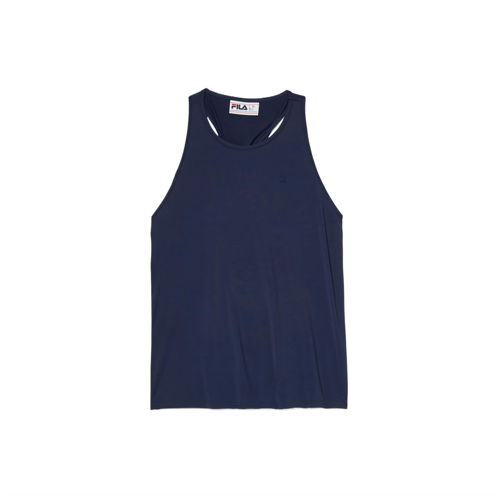 (Women) FILA Midnight Blue Premium Casual Sports Tank Top 400 LW411122-400