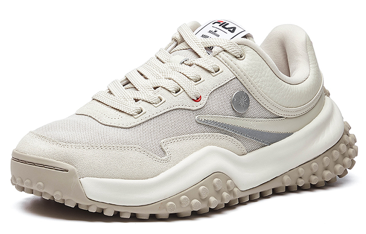 Order 三原 x Fila 斐乐 T1 聯名款 輕便防滑 波點老爹鞋 女款 沙殼色