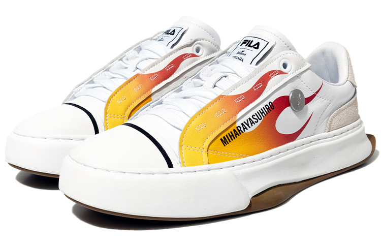 Shop (W) 斐乐 三原康裕 联名 Fila Fusion FM-5 '白焰' T12W115109FWT(S-BOX)