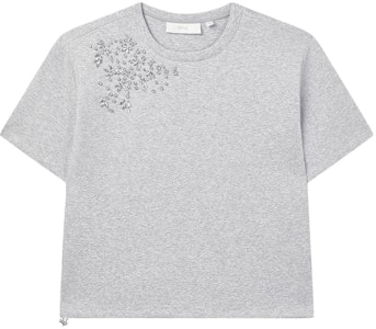 (W) FILA 米兰奢华运动钻石圆领T恤 灰色 F11W335101F-MG Order (W) FILA 米兰奢华运动钻石圆领T恤 灰色 F11W335101F-MG