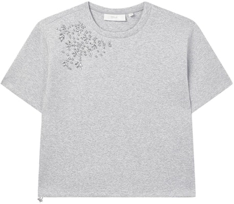 (Women) FILA Milano Luxury Sports Diamond Crewneck T-Shirt Gray. F11W335101F-MG Order (Women) FILA Milano Luxury Sports Diamond Crewneck T-Shirt Gray. F11W335101F-MG