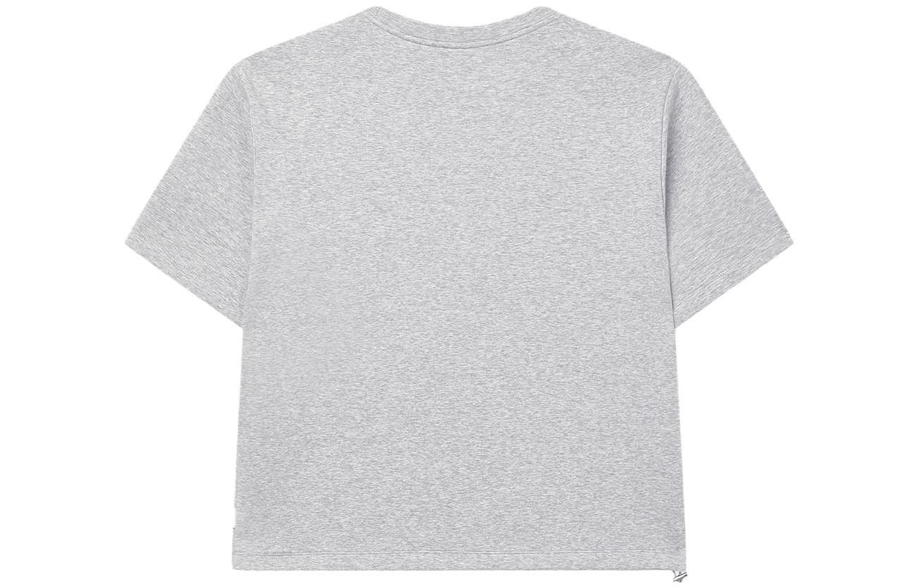 Lookbook (W) FILA ミラノ ラグジュアリー スポーツ ダイヤモンド クルーネック Tシャツ グレー. F11W335101F-MG