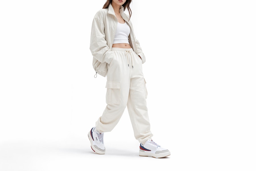 (W) FILA 混合休闲鞋 '白蓝红' F12W244201FWT Order (W) FILA 混合休闲鞋 '白蓝红' F12W244201FWT