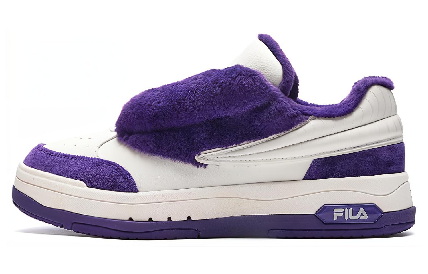 (Women) FILA Mix Low Skate Shoes 'White Purple' F12M244205FWW