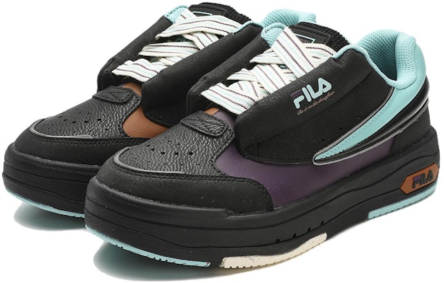 (W) FILA 混合低帮滑板鞋 '黑蓝' F12W344201FBS Order (W) FILA 混合低帮滑板鞋 '黑蓝' F12W344201FBS